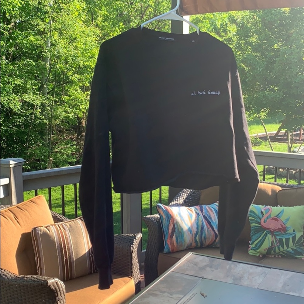 Brandy Melville crop sweatshirt